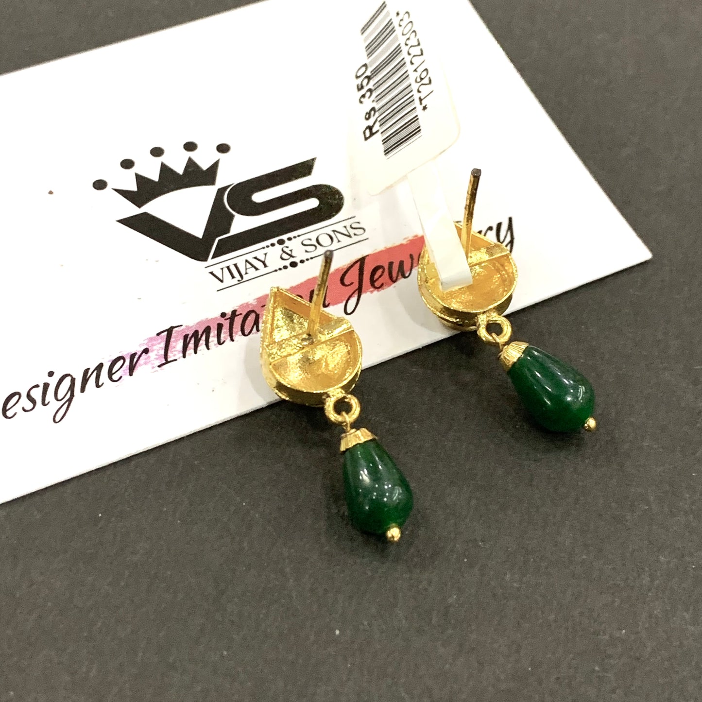 Kundan Earrings 22334 - Vijay & Sons