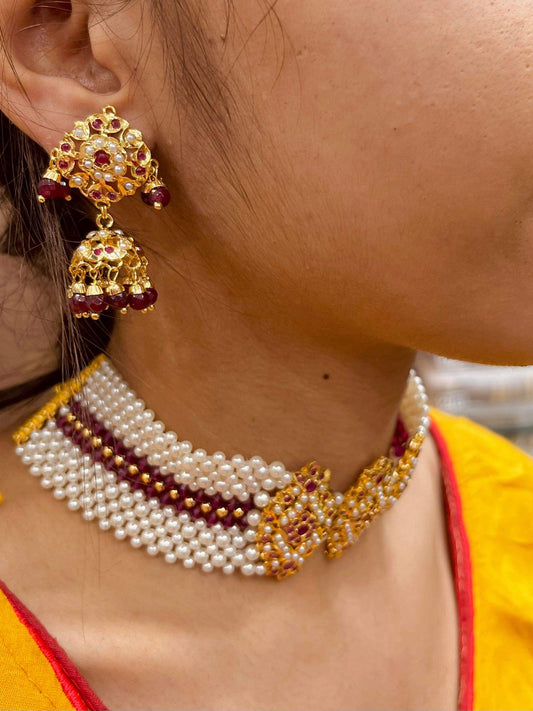 Jadau Necklace 4567433 - Vijay & Sons