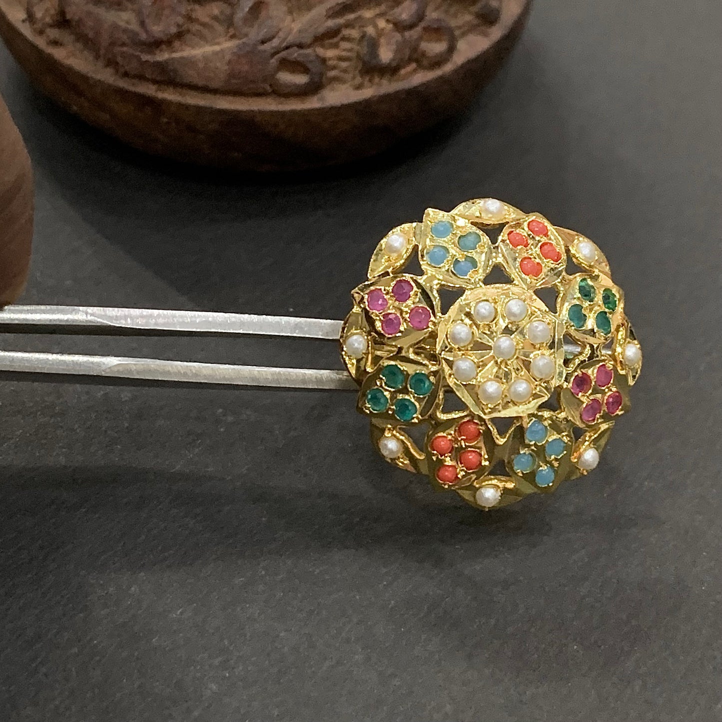 Jadau Rings 345678 - Vijay & Sons
