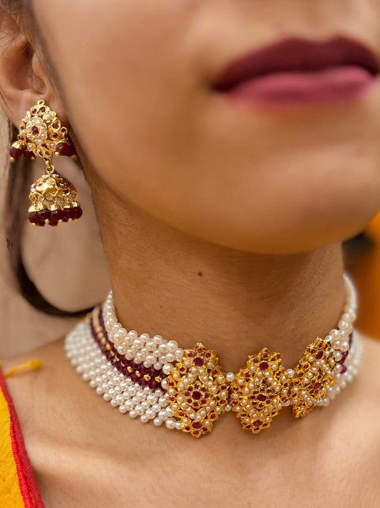 Jadau Necklace 4567433 - Vijay & Sons