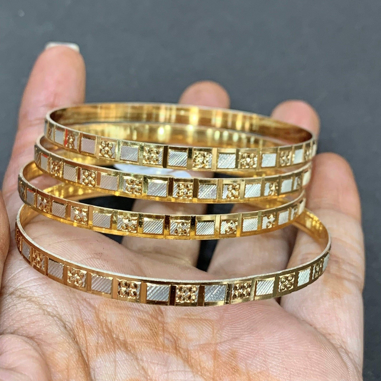 Gold Plated Bangles 67457675 - Vijay & Sons