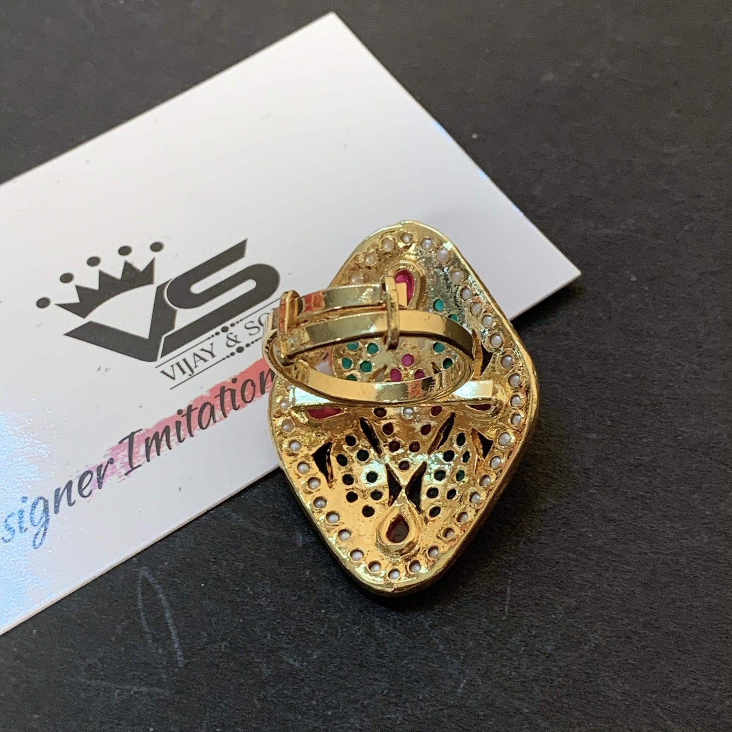Jadau Rings 3543455 - Vijay & Sons