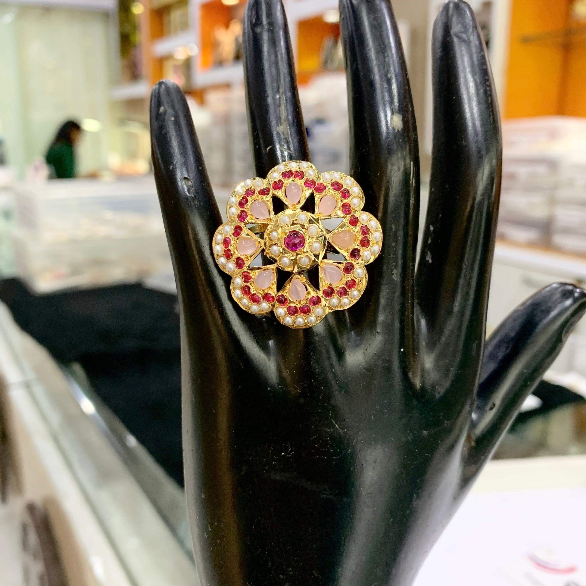 Jadau Ring 815378 - Vijay & Sons