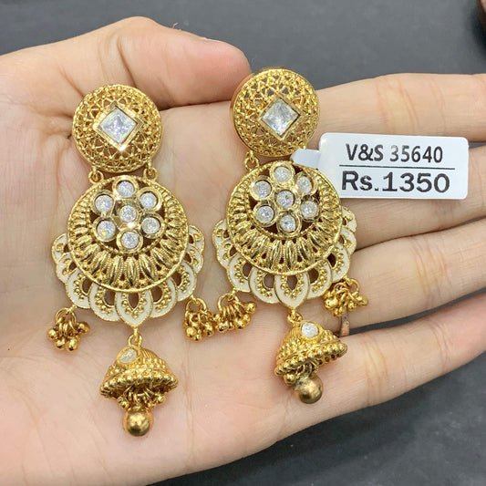 Antique Earrings 357801 - Vijay & Sons