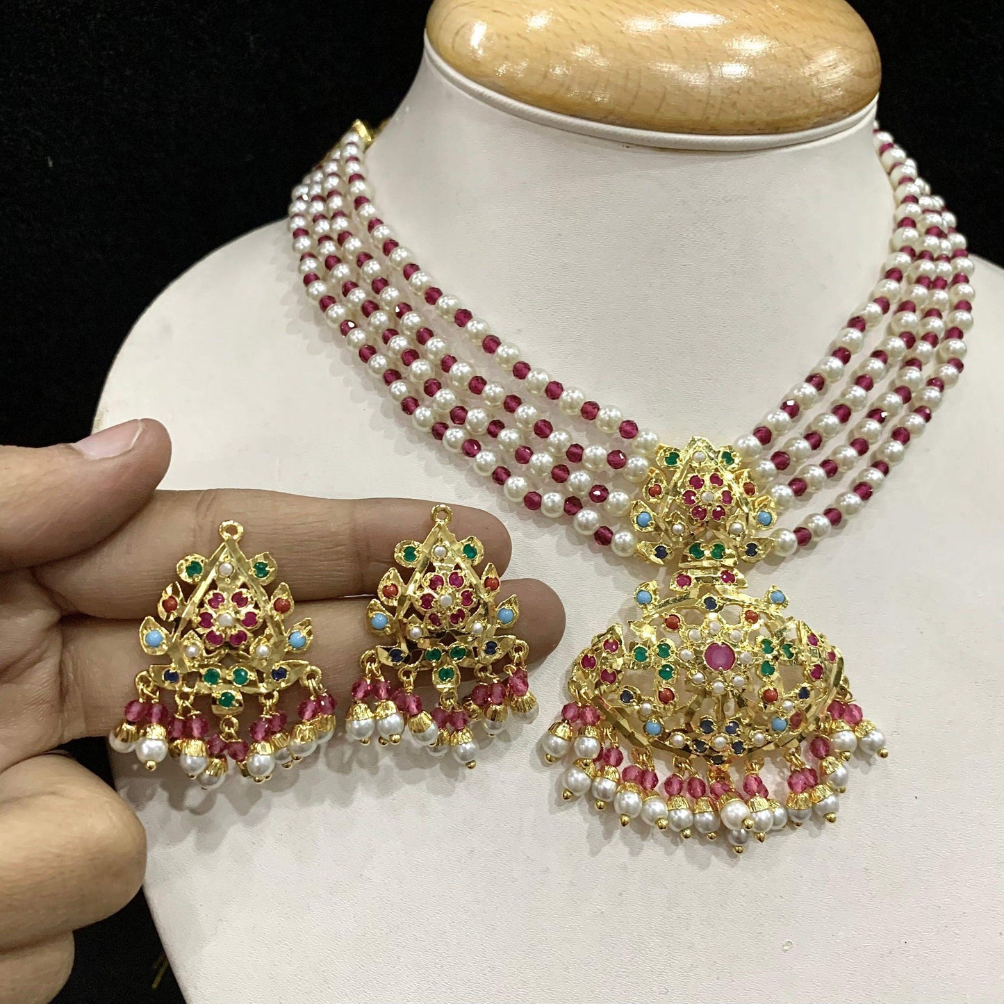 Jadau Necklace Sets 5676678 - Vijay & Sons