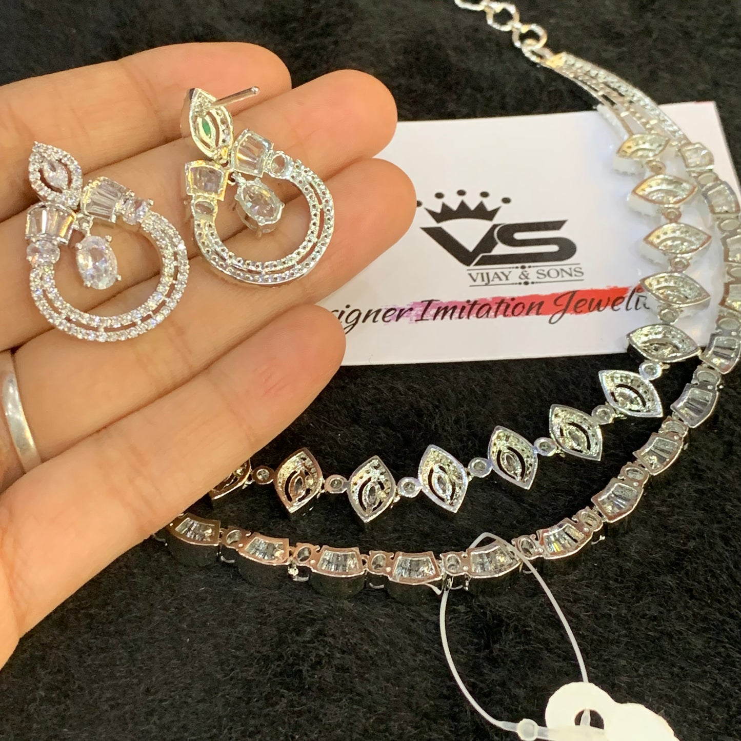 Zircon Necklace Set 99876