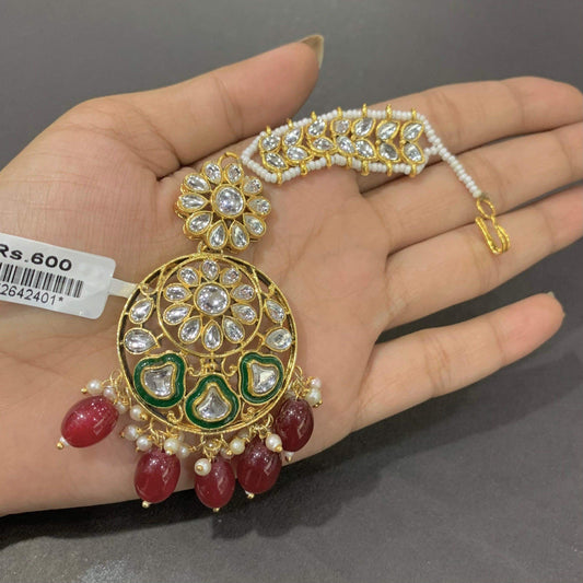 Kundan Maang Tikka 274618 - Vijay & Sons