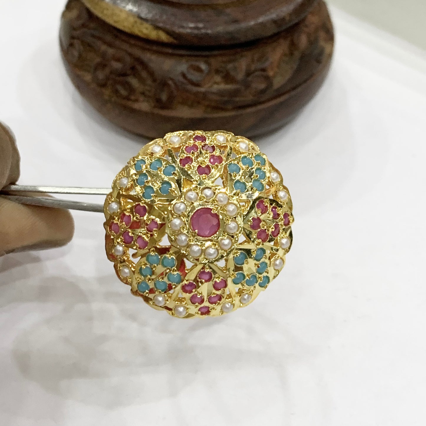 Jadau Rings 4546544 - Vijay & Sons