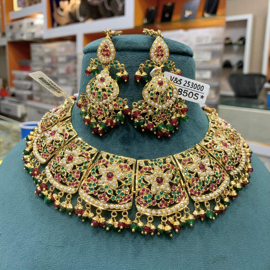 Jadau Necklace Sets 42543 - Vijay & Sons