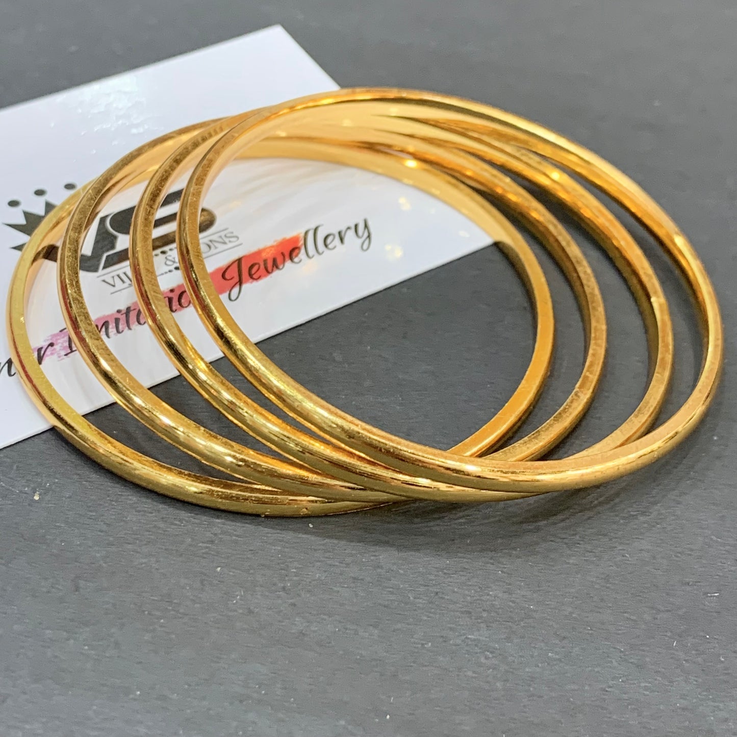 Gold Platted Bangles 772544
