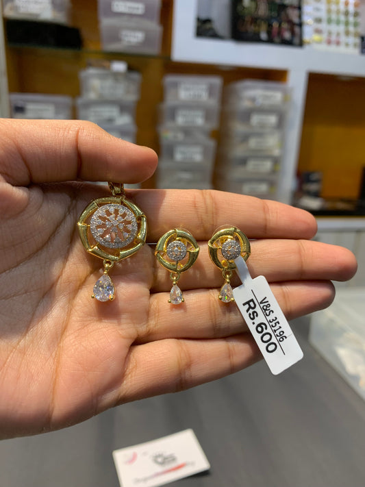 Zircon Pendant set 543257
