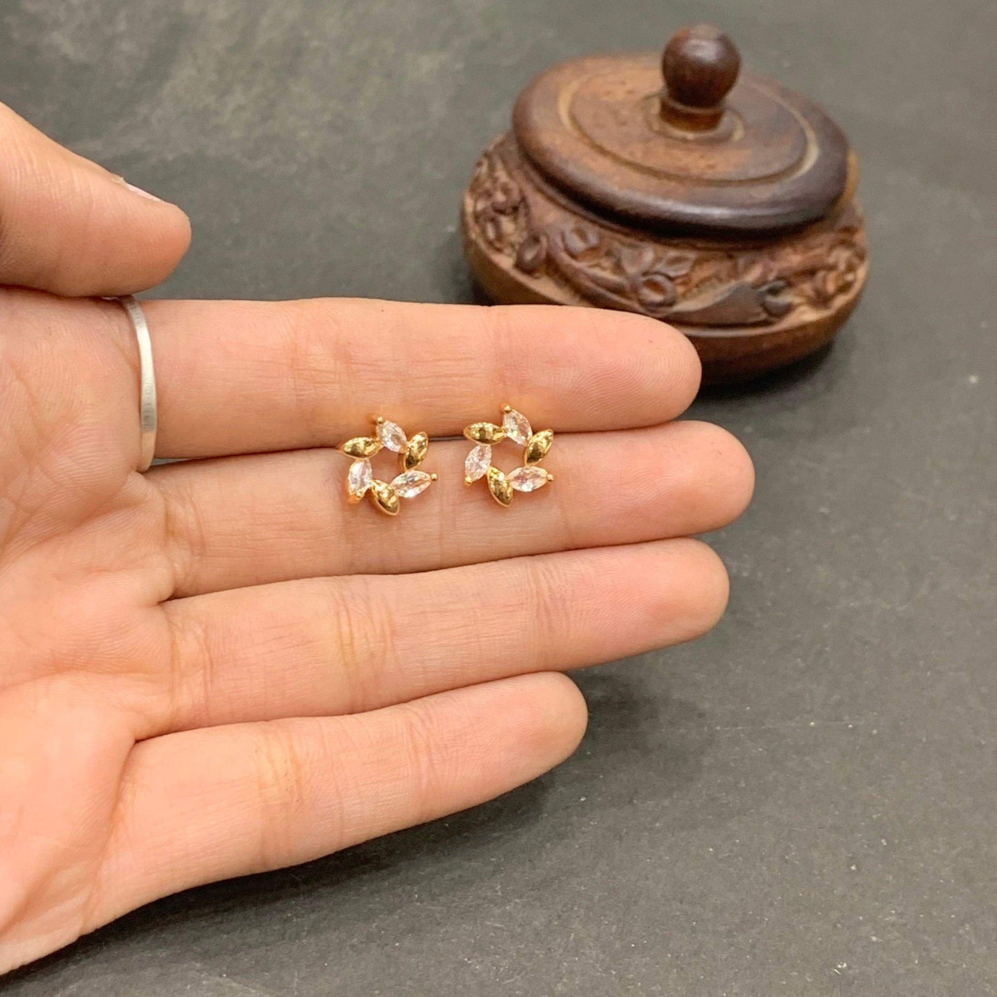 Zircon Earring 45242 - Vijay & Sons