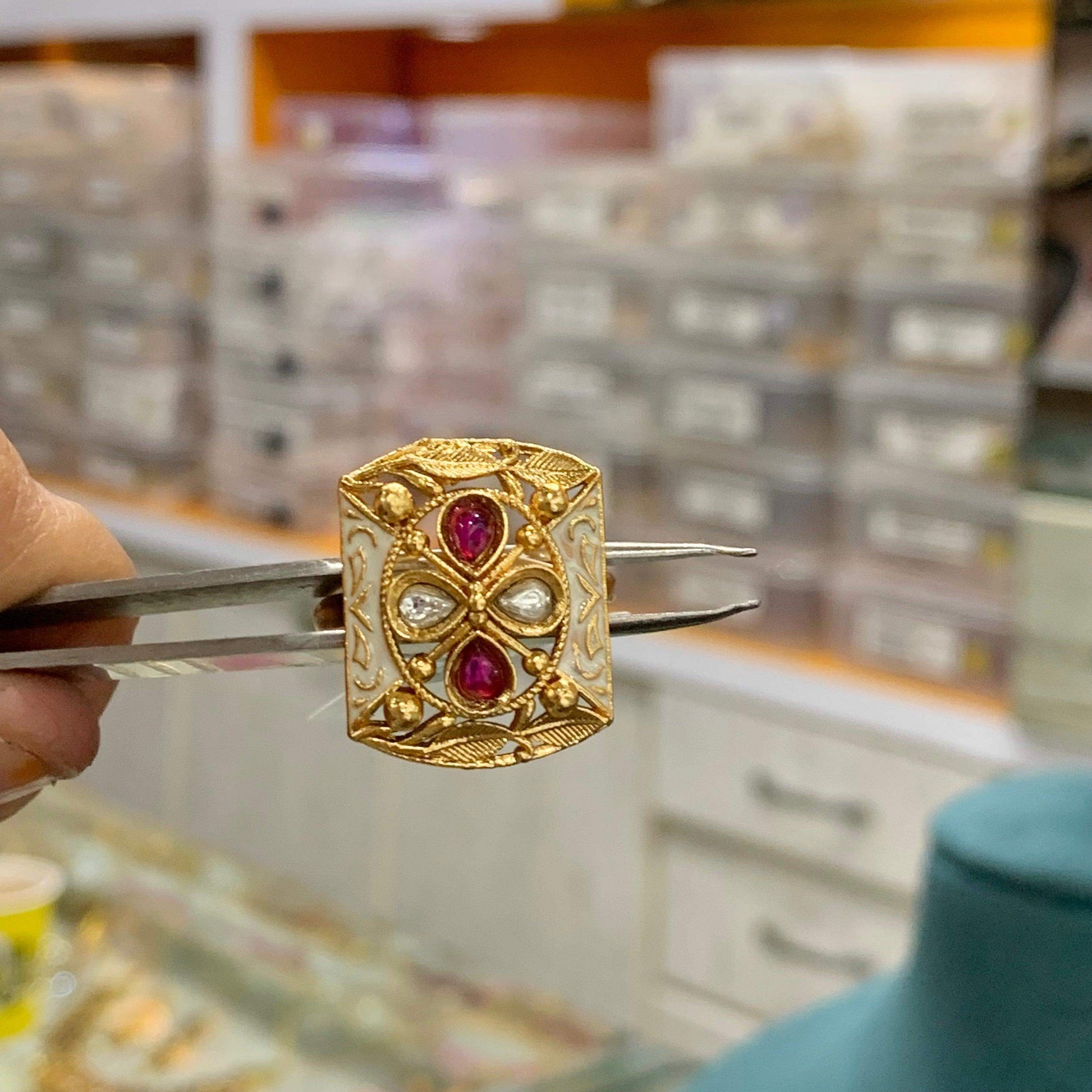 Antique Ring 23859 - Vijay & Sons
