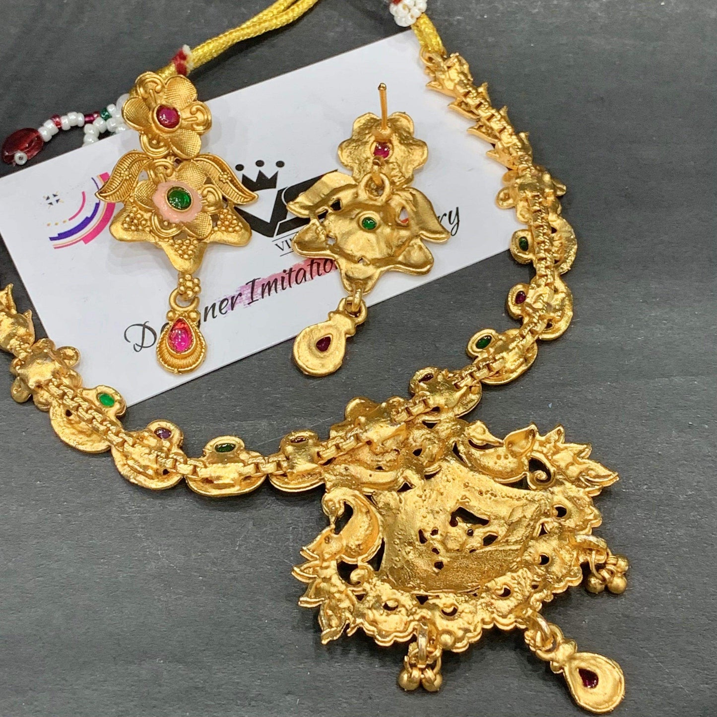 Antique Necklace set 4543646 - Vijay & Sons
