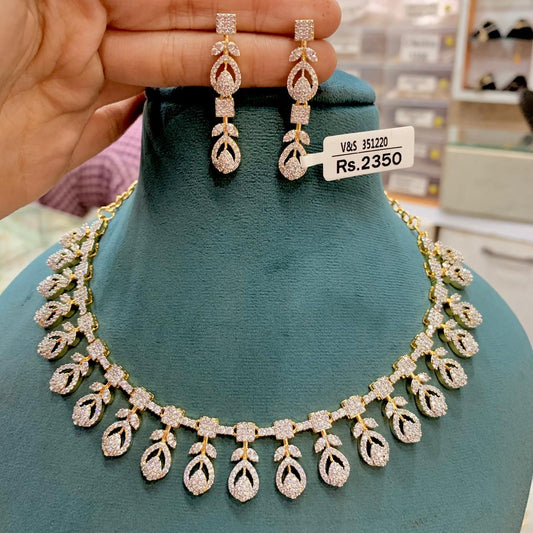 Zircon Necklace Set 3333433