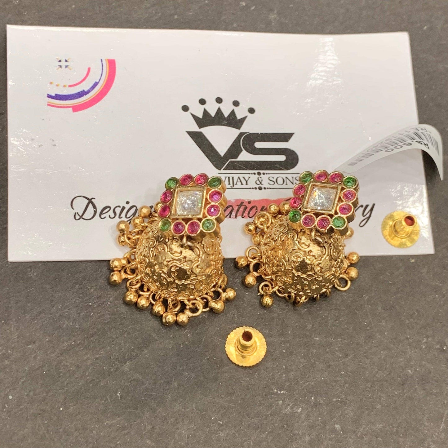 Antique jhumka 3899 - Vijay & Sons