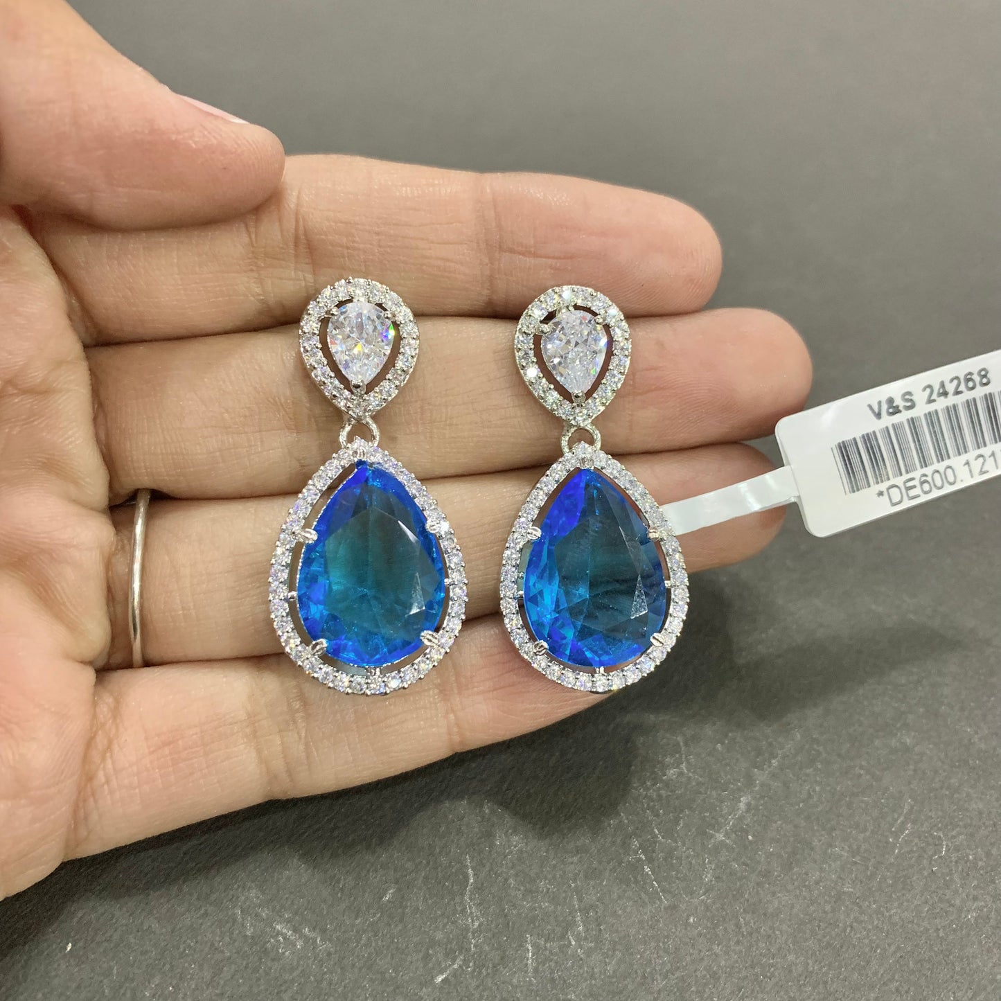 American Diamond Earrings 678750 - Vijay & Sons