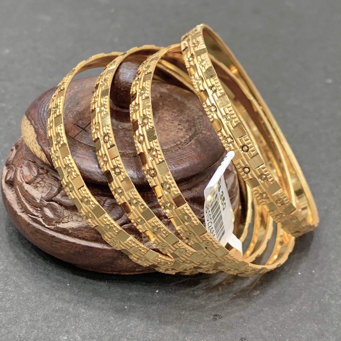 Gold Plated Bangles 634222 - Vijay & Sons
