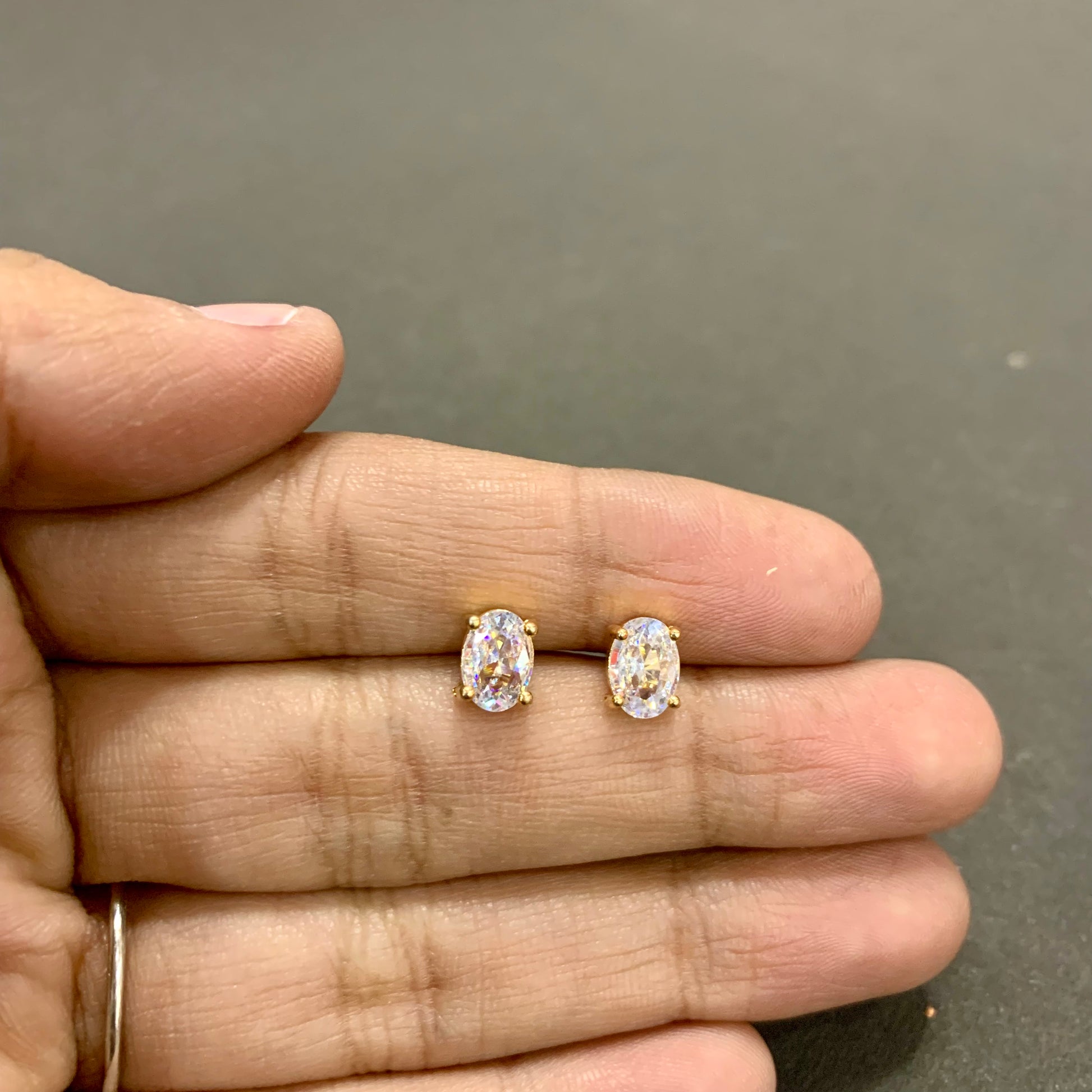 American diamond earrings 455123 - Vijay & Sons