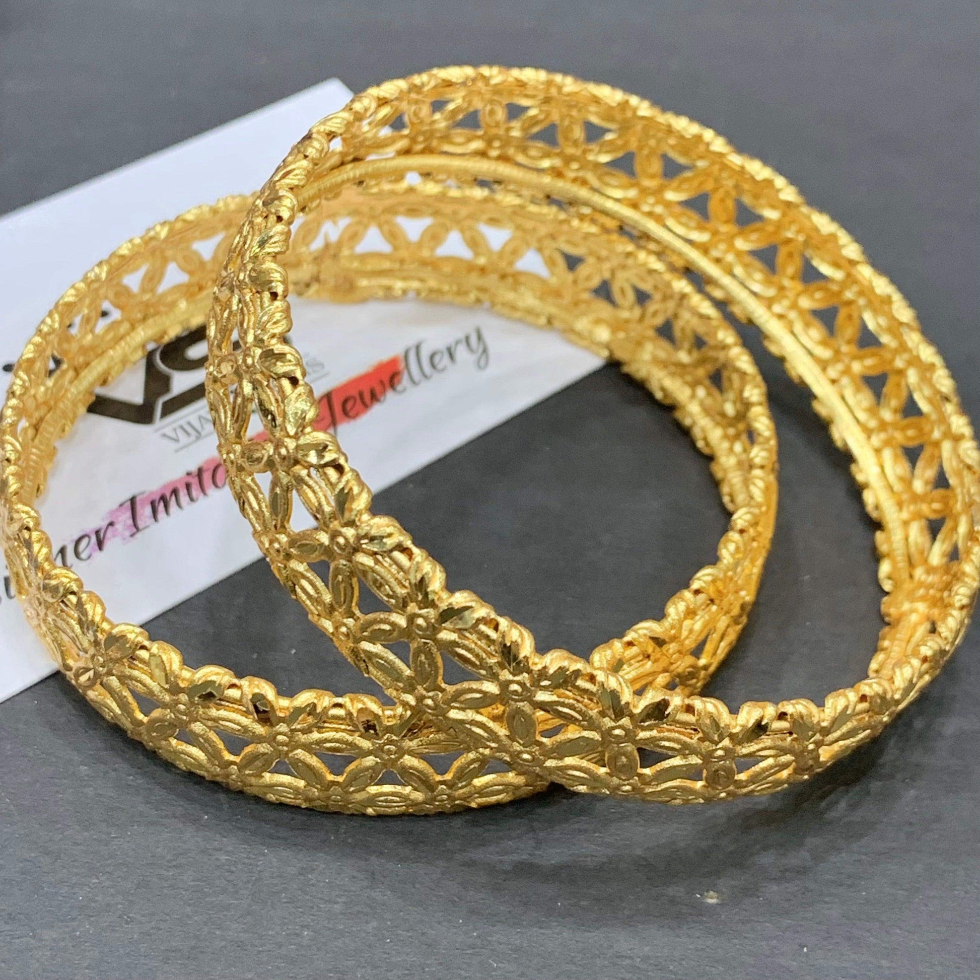 Gold Platted Bangles - Vijay & Sons