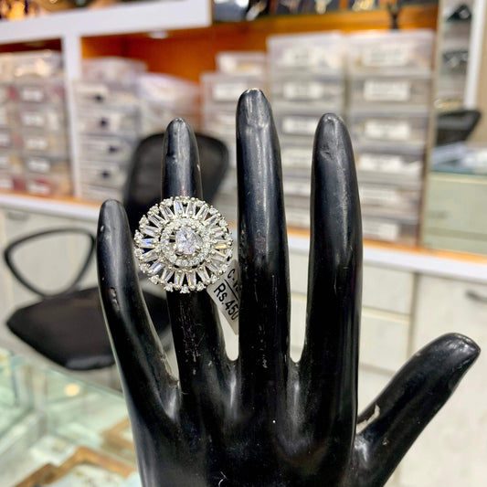American Zircon Ring 455345 - Vijay & Sons