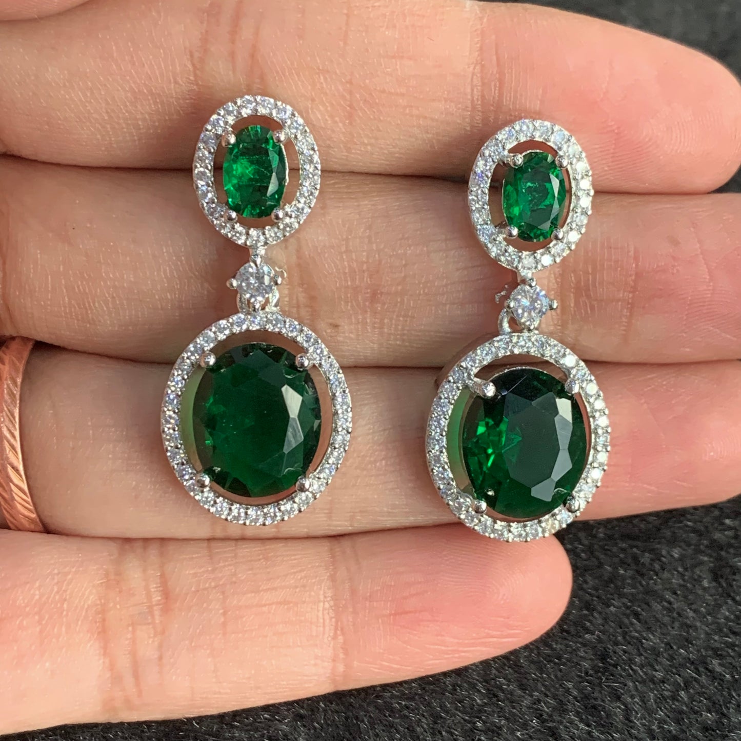 American Diamond Earrings 67678