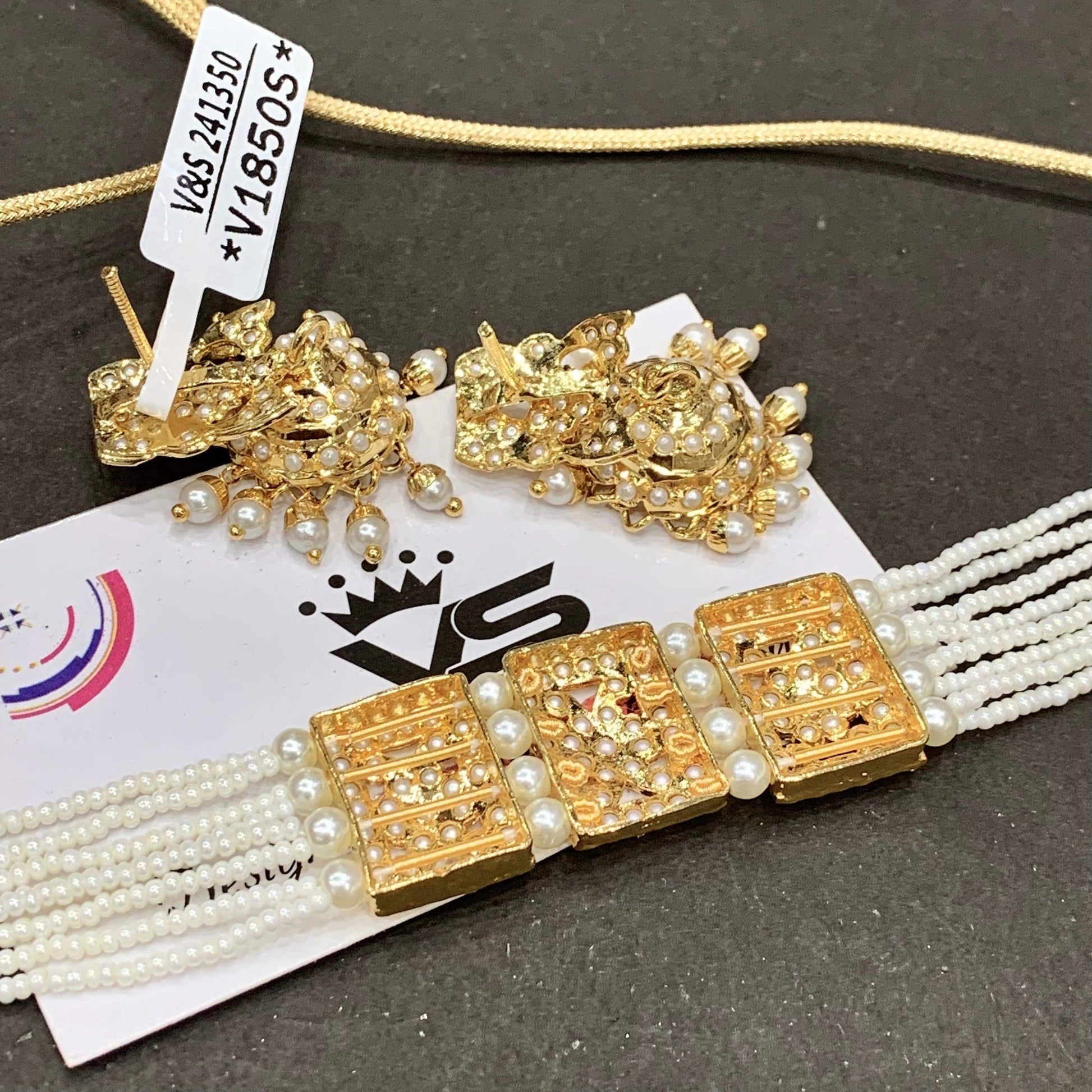 jadau choker 98856656 - Vijay & Sons