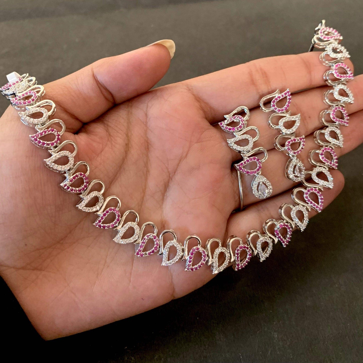 Zircon Necklace Set 4784600 - Vijay & Sons