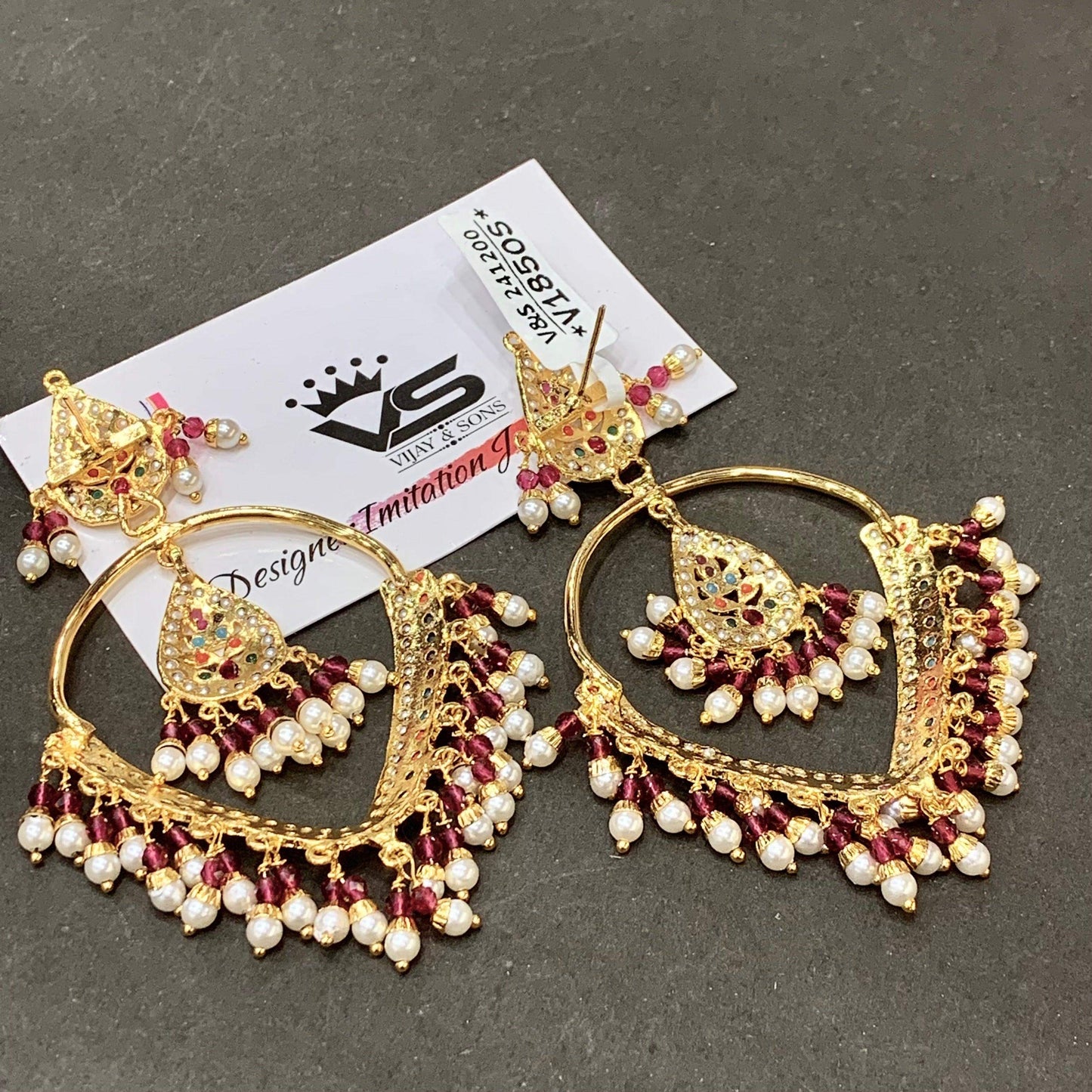 Jadau Earrings 4624544 - Vijay & Sons
