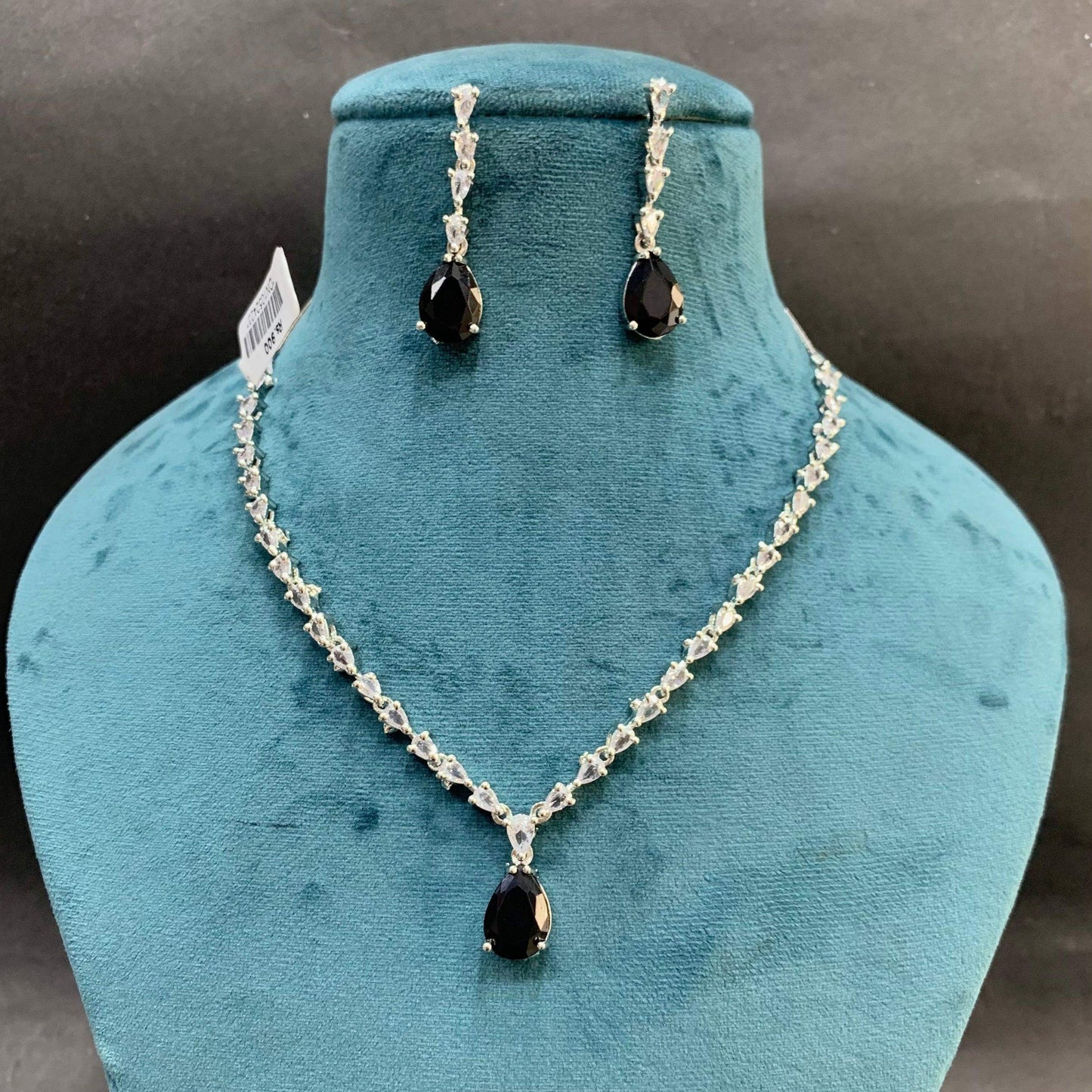 Zircon Necklace Set 478465 - Vijay & Sons