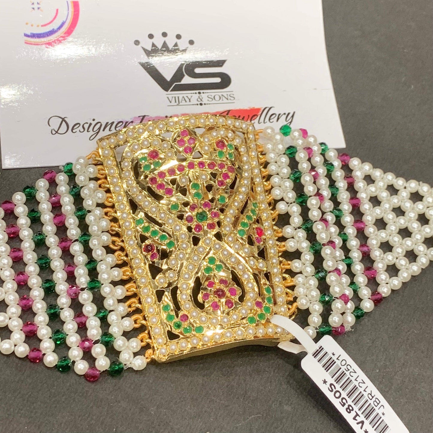 Jadau Bracelets 461656 - Vijay & Sons