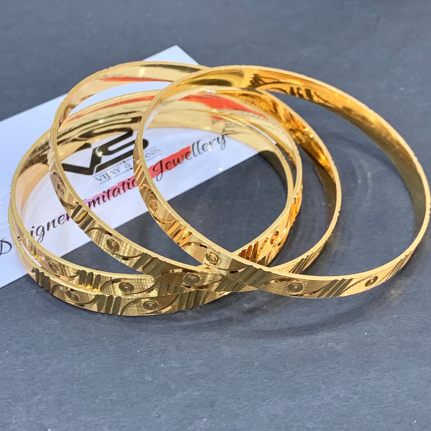 Gold Platted Bangles 33112