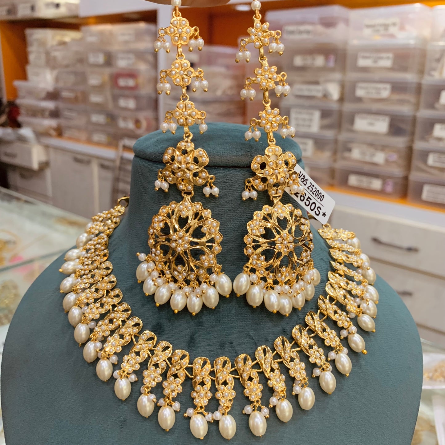 Jadau Necklace Set 21344