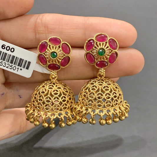 Antique Earrings 357806 - Vijay & Sons