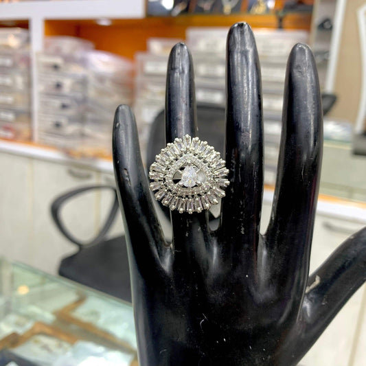 American Diamond Ring 9987 - Vijay & Sons