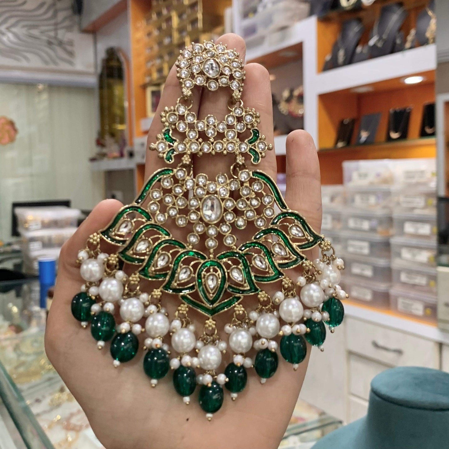 Kundan Earrings 6678 - Vijay & Sons