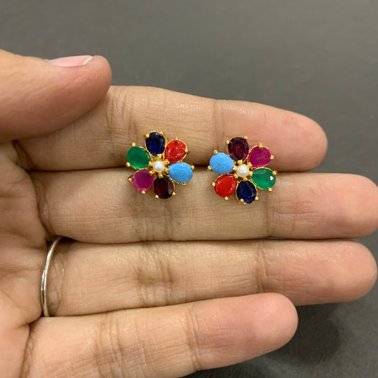 Jadau Tops / Studs 492052 - Vijay & Sons