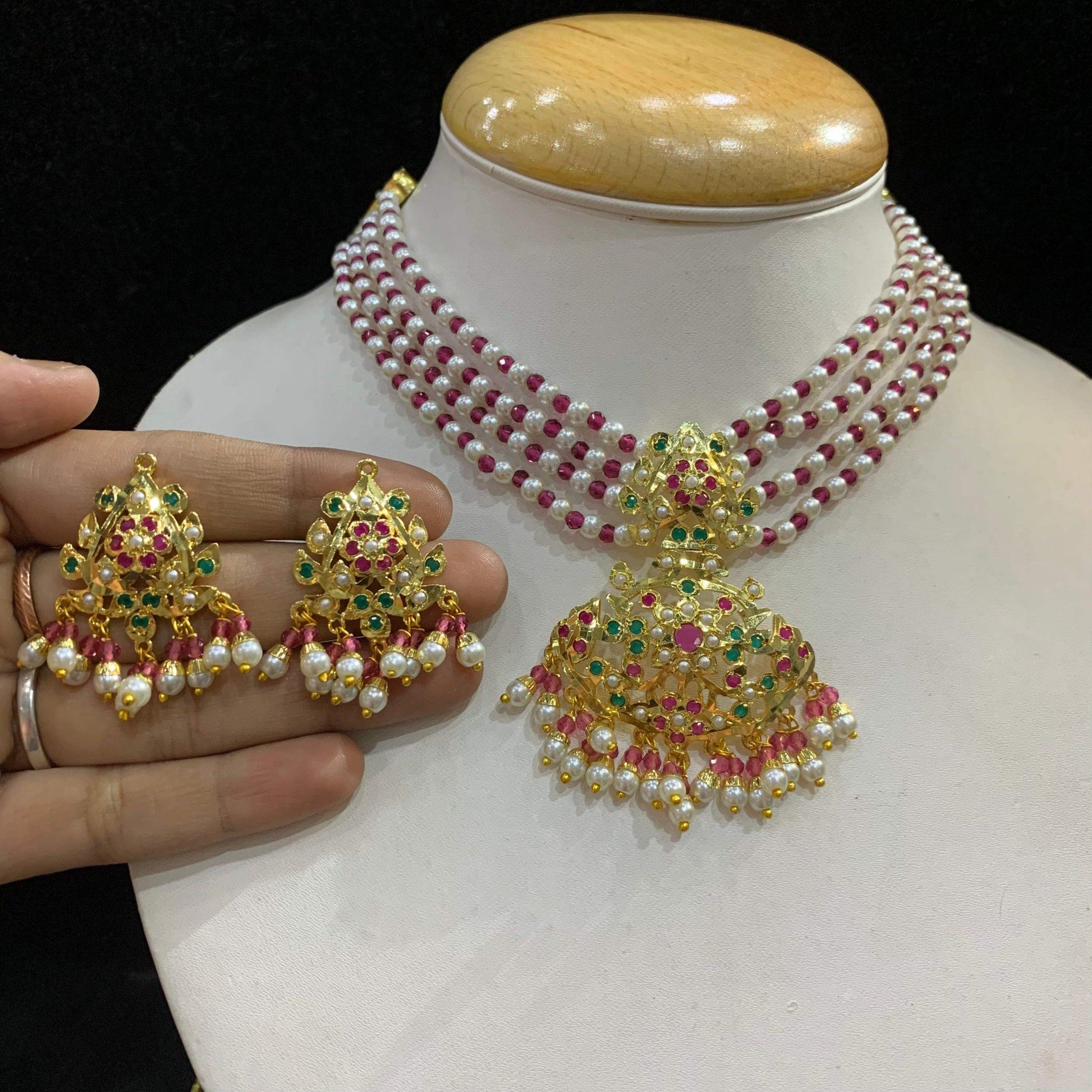 Jadau Necklace Sets 5676678 - Vijay & Sons