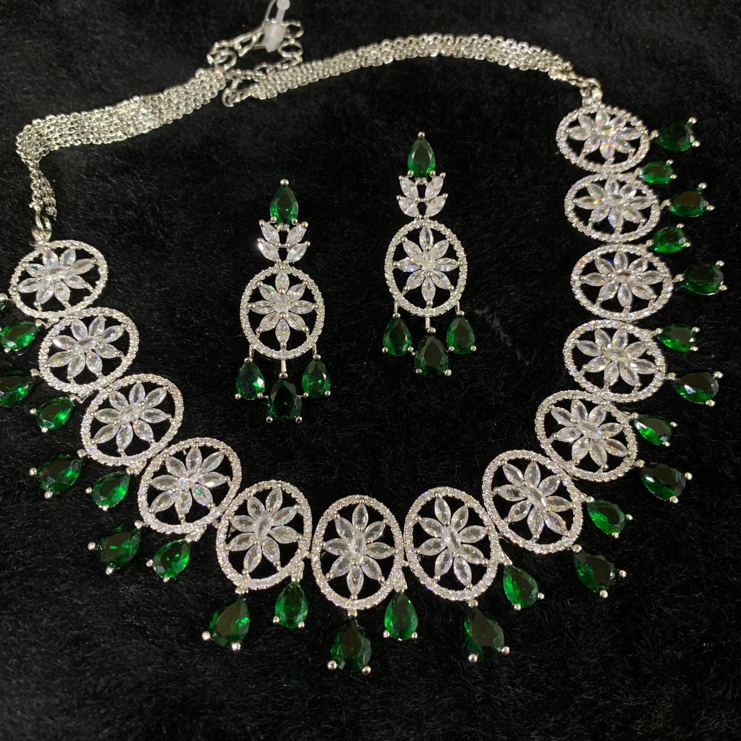 Zircon Necklace Set 3457624