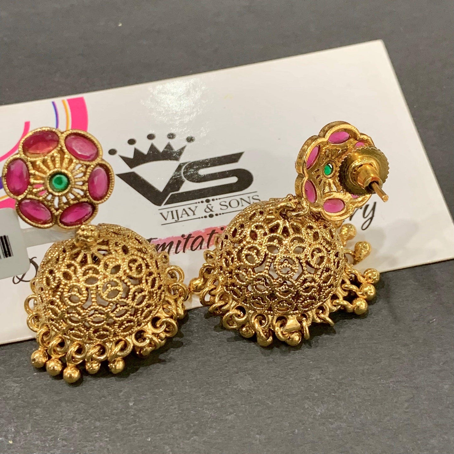 Antique Earrings 357806 - Vijay & Sons