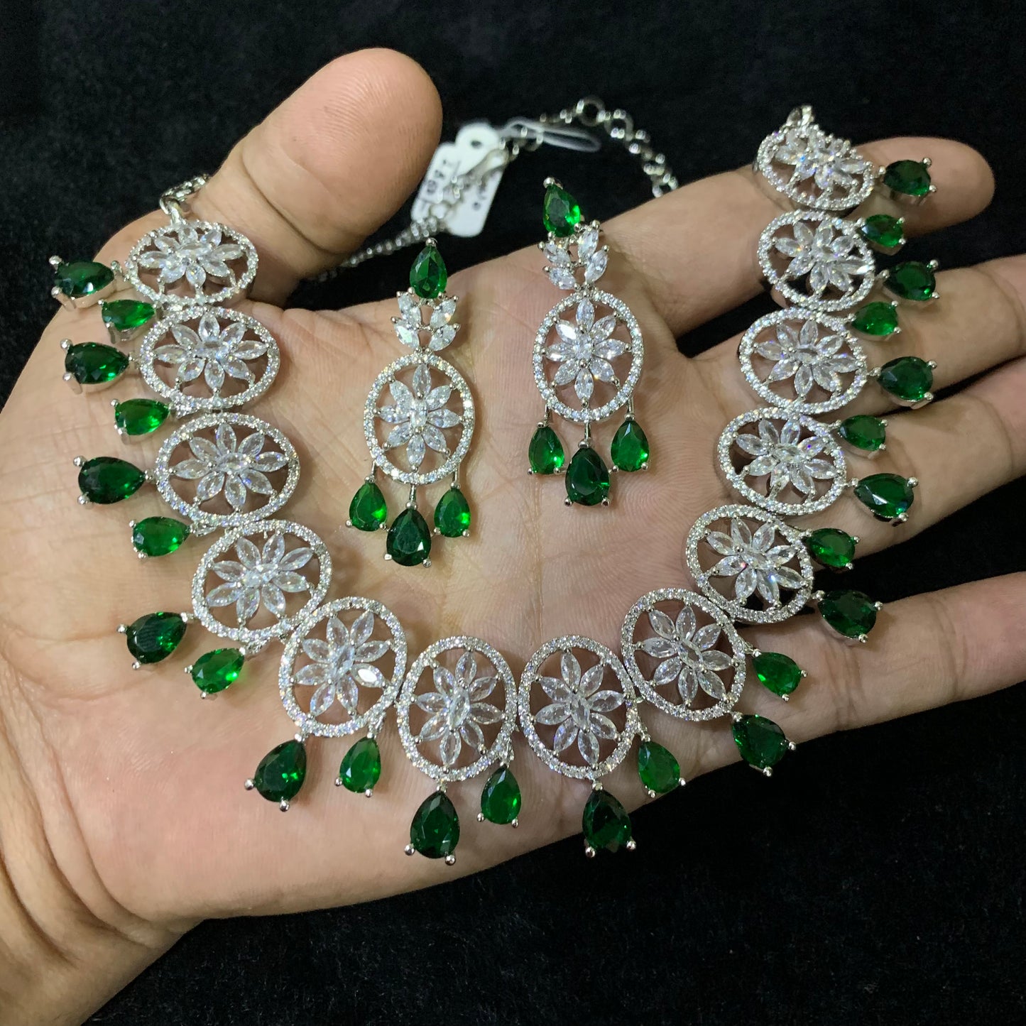 Zircon Necklace Set 3457624