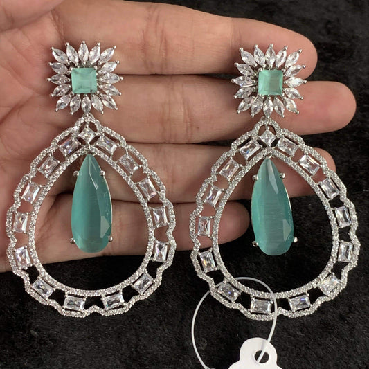 American Diamond Earrings 34533 - Vijay & Sons