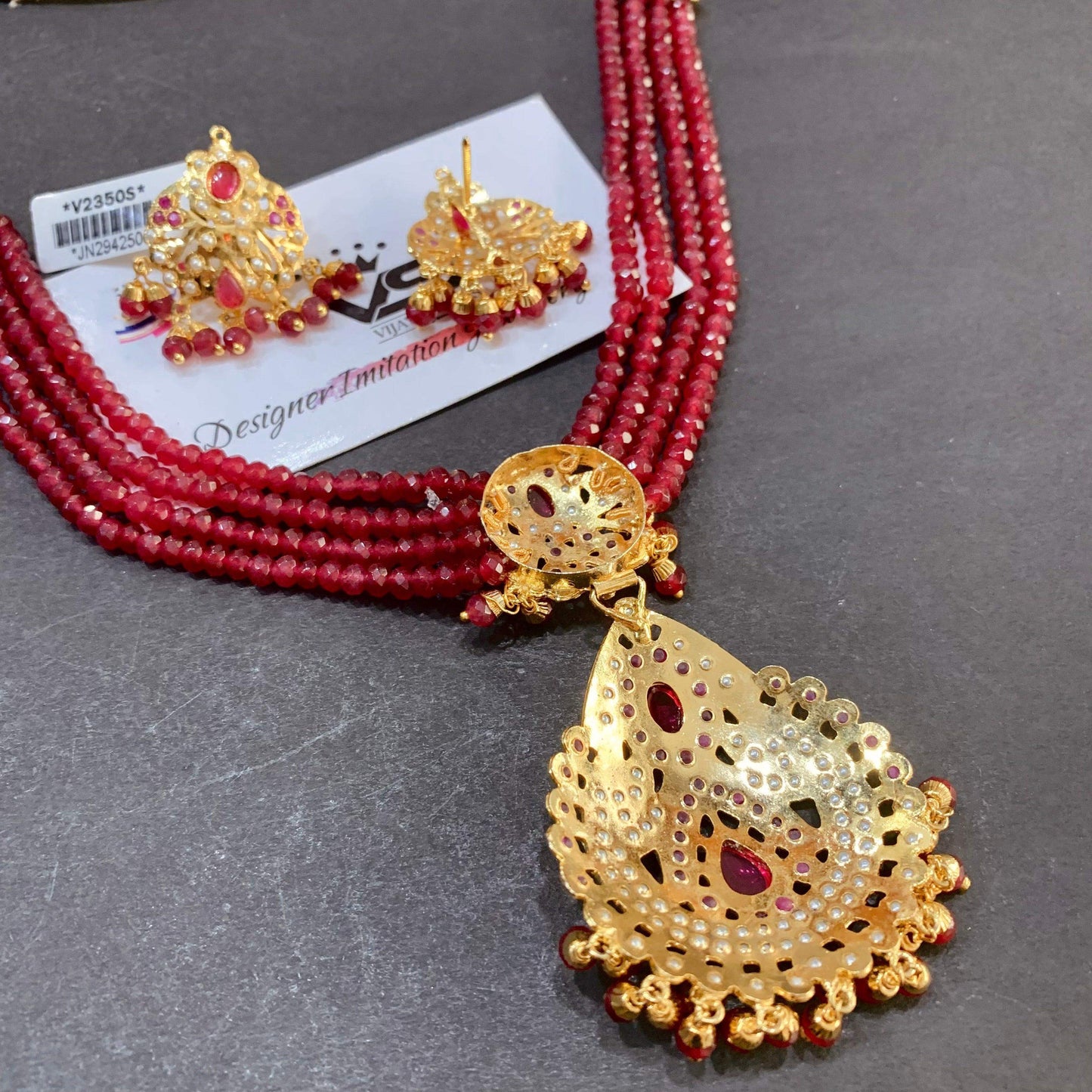 Jadau necklace sets 86545258 - Vijay & Sons