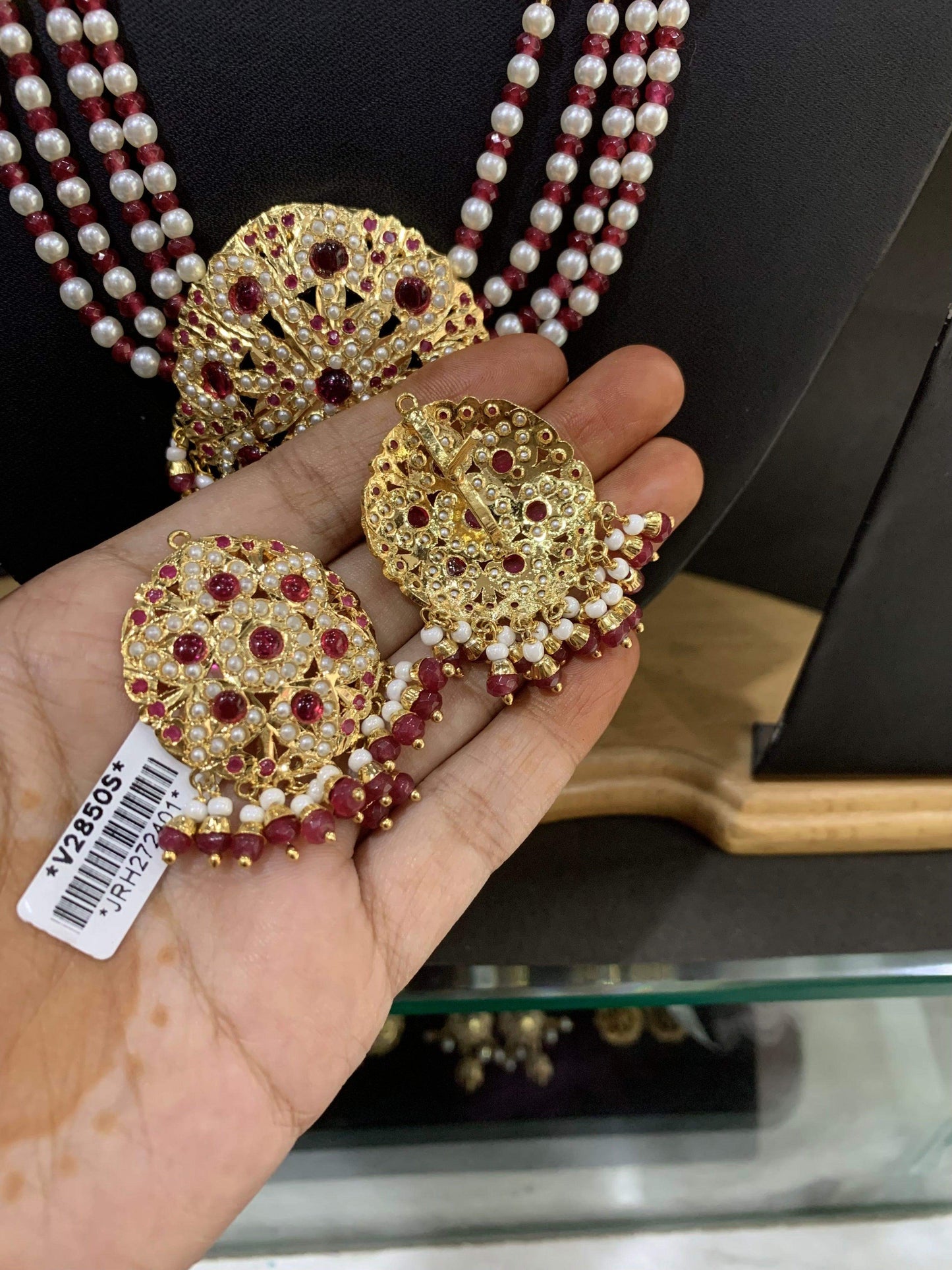 Jadau Rani Haar 56322 - Vijay & Sons