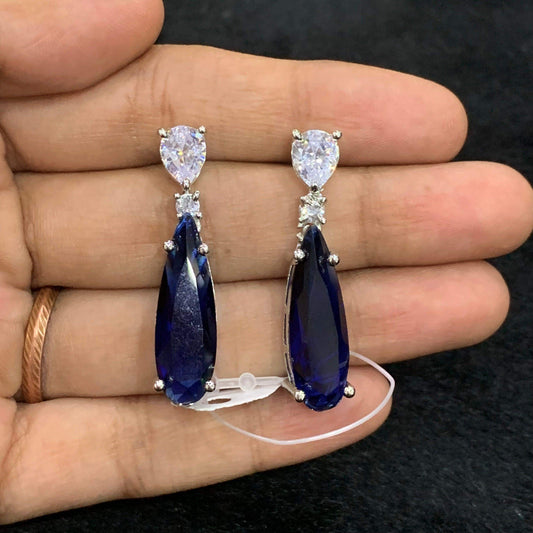 American Diamond Earrings 355688 - Vijay & Sons