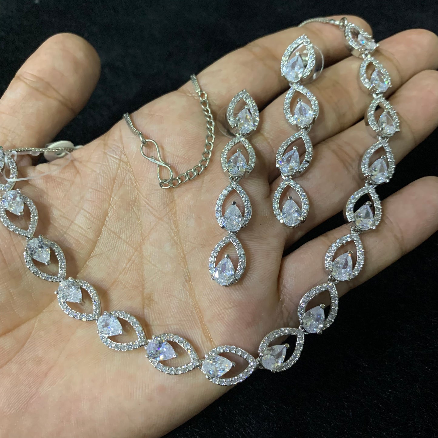 Zircon Necklace set 68747