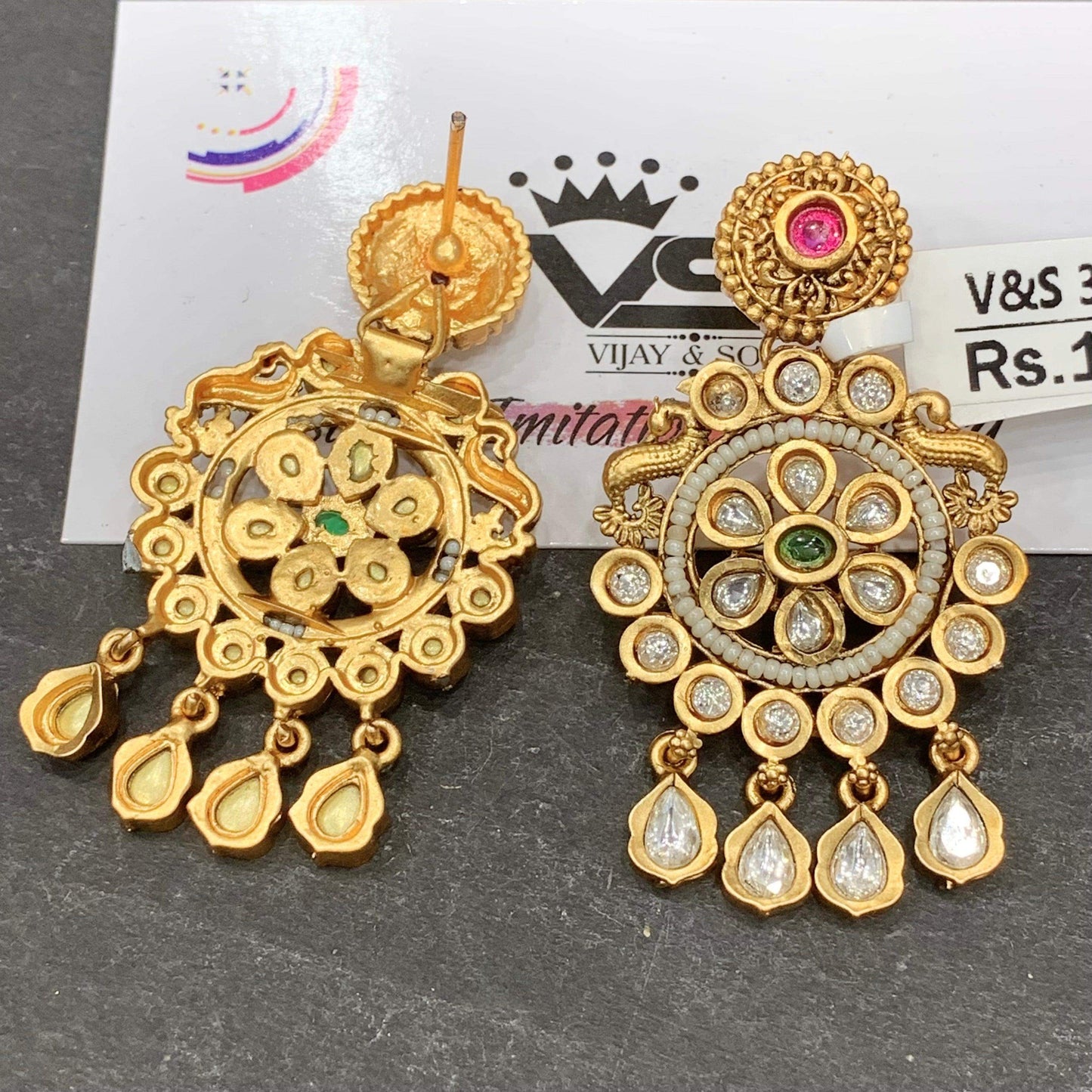 Antique Earrings 565466 - Vijay & Sons