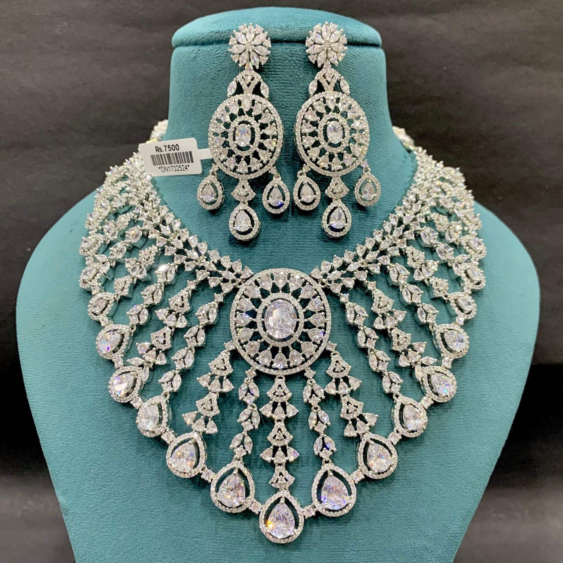 Diamond Necklace 165489 - Vijay & Sons