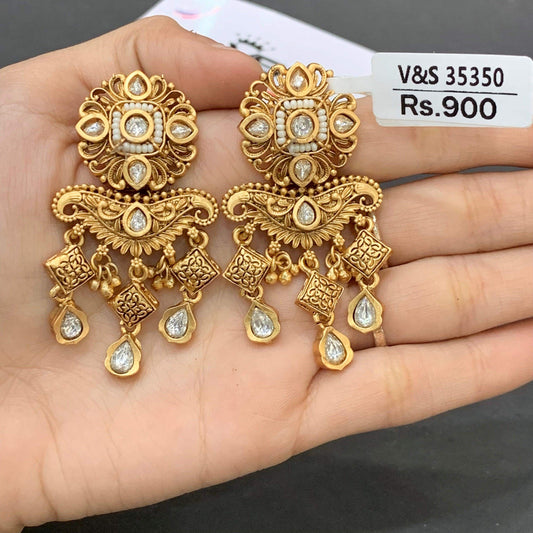 Antique earrings 655444 - Vijay & Sons