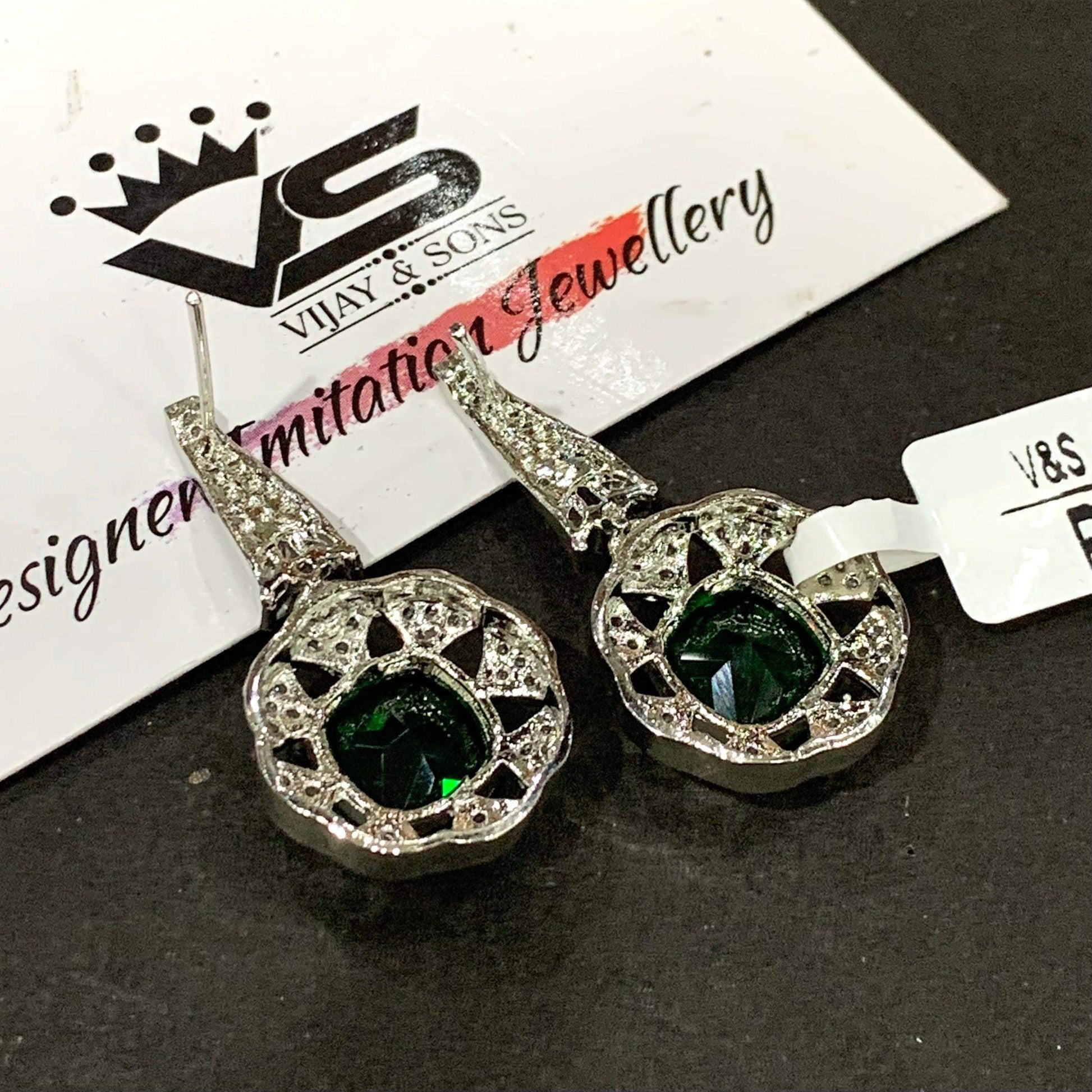 Zircon Earring 466443 - Vijay & Sons